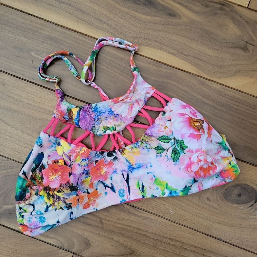 TINIBIKINI swim Bra Top Size M 